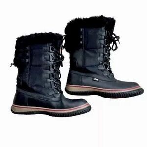 Pajar Canada Waterproof Snow Boots Black 8/ 8.5 Tex Membrane -30C